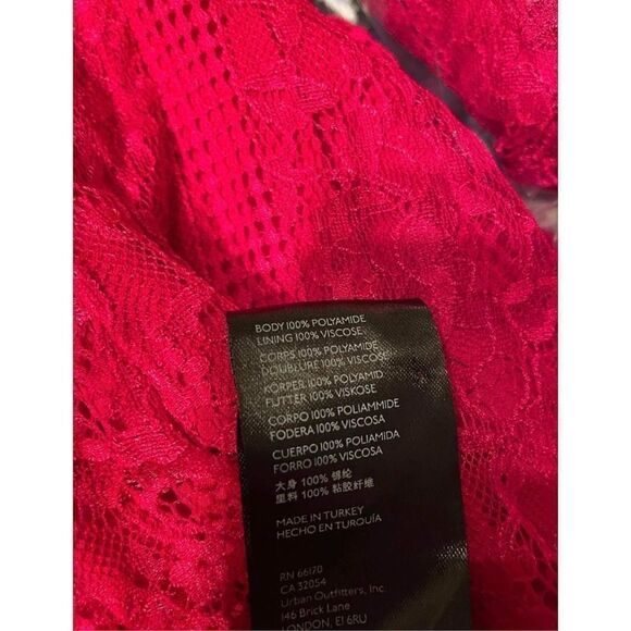 New Anthropologie Maeve Open-Back Lace Mini Dress Size 0 - Picture 7 of 8